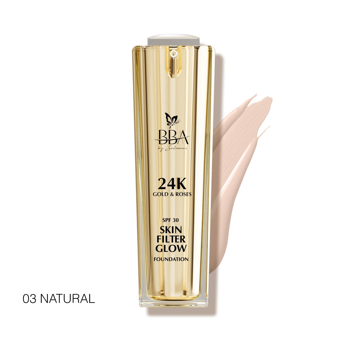 24K Gold & Roses – Skin Filter Glow Foundation SPF 30
