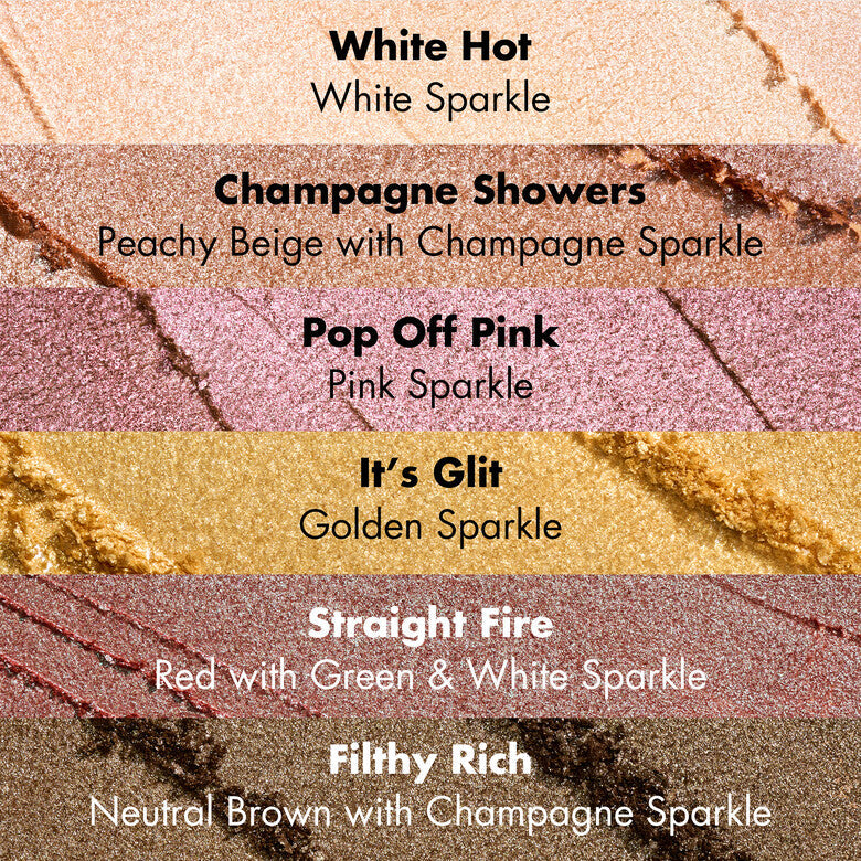 DazzleGlow Ultra-Fine Glitter Eyeshadow