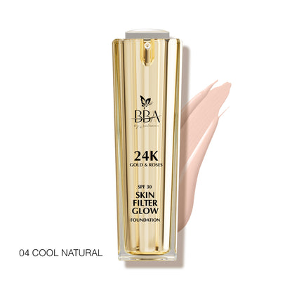 24K Gold & Roses – Skin Filter Glow Foundation SPF 30