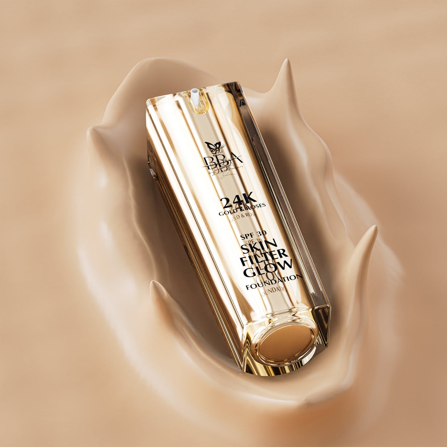 24K Gold & Roses – Skin Filter Glow Foundation SPF 30